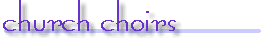 church choirs
