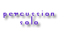 percussion solo