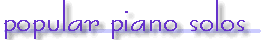 popular piano solos